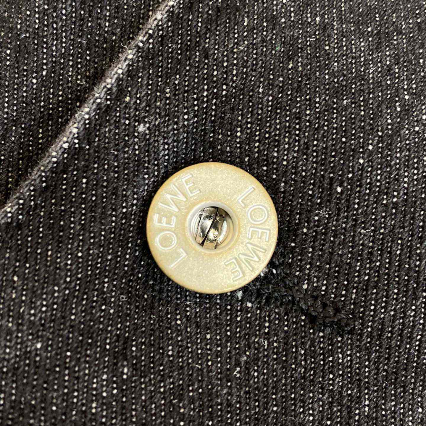 Loewe Button-Up Workwear Denim Jacket - FashionPlug