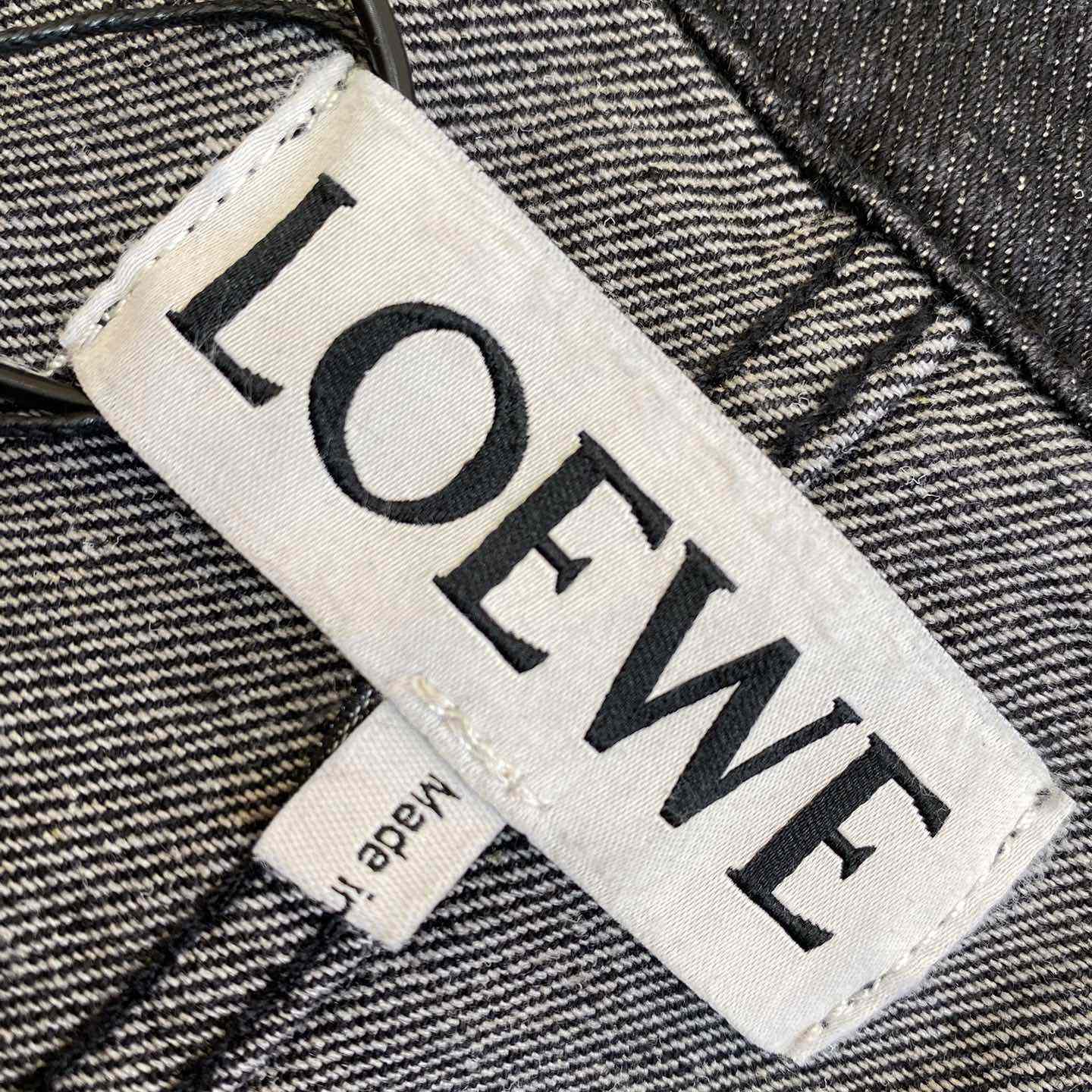 Loewe Button-Up Workwear Denim Jacket - FashionPlug