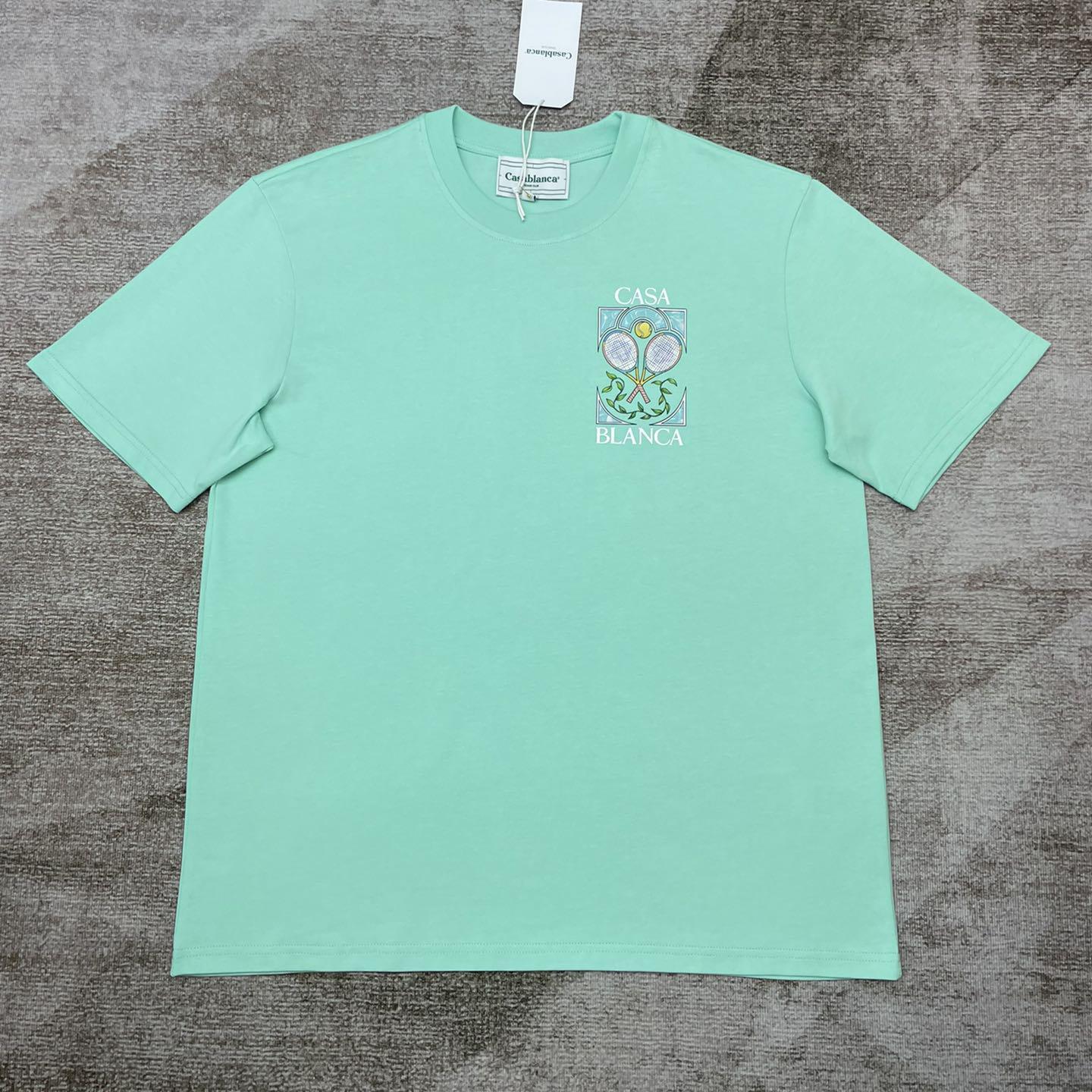 Casablanca Cotton T-Shirt   C888 - FashionPlug