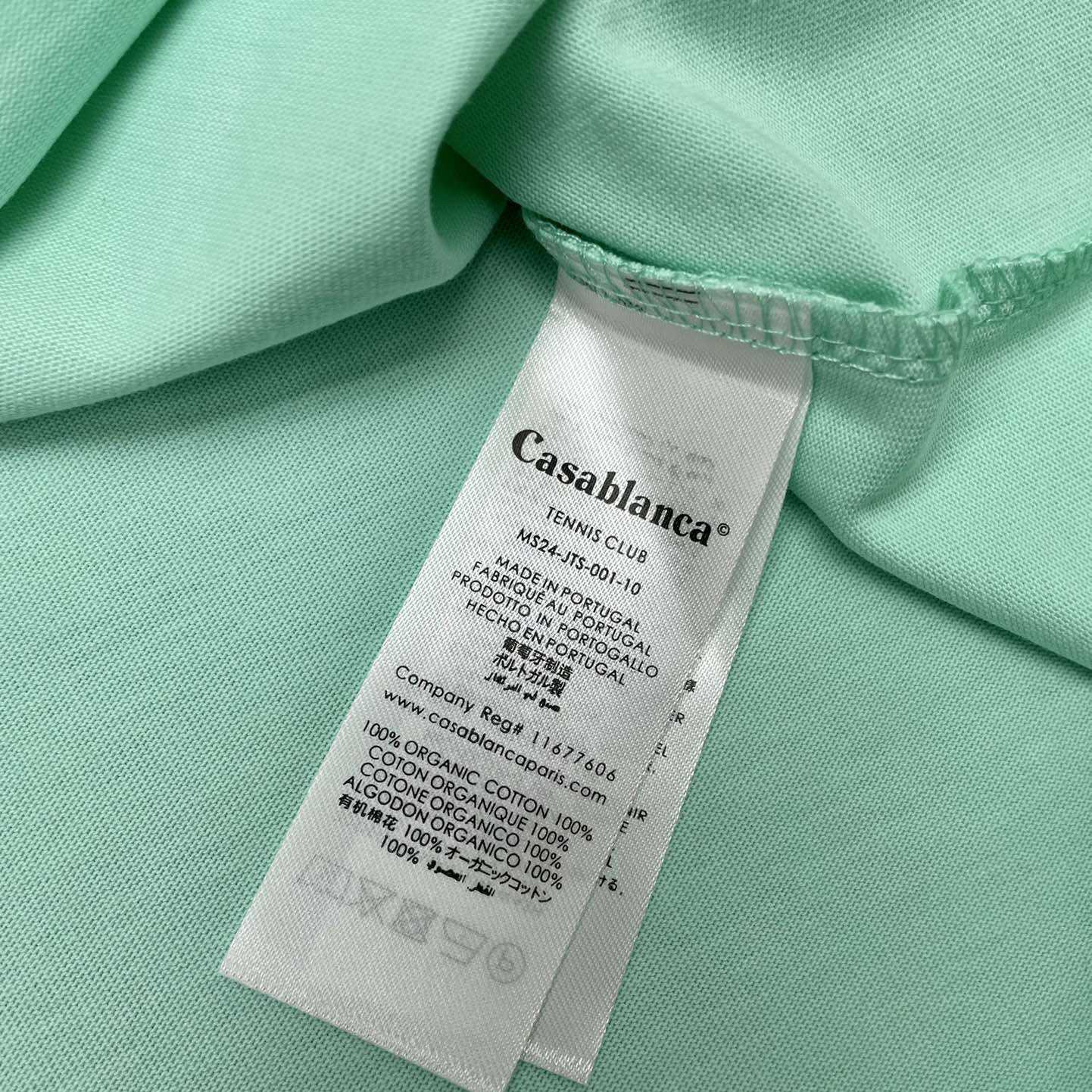 Casablanca Cotton T-Shirt   C888 - FashionPlug