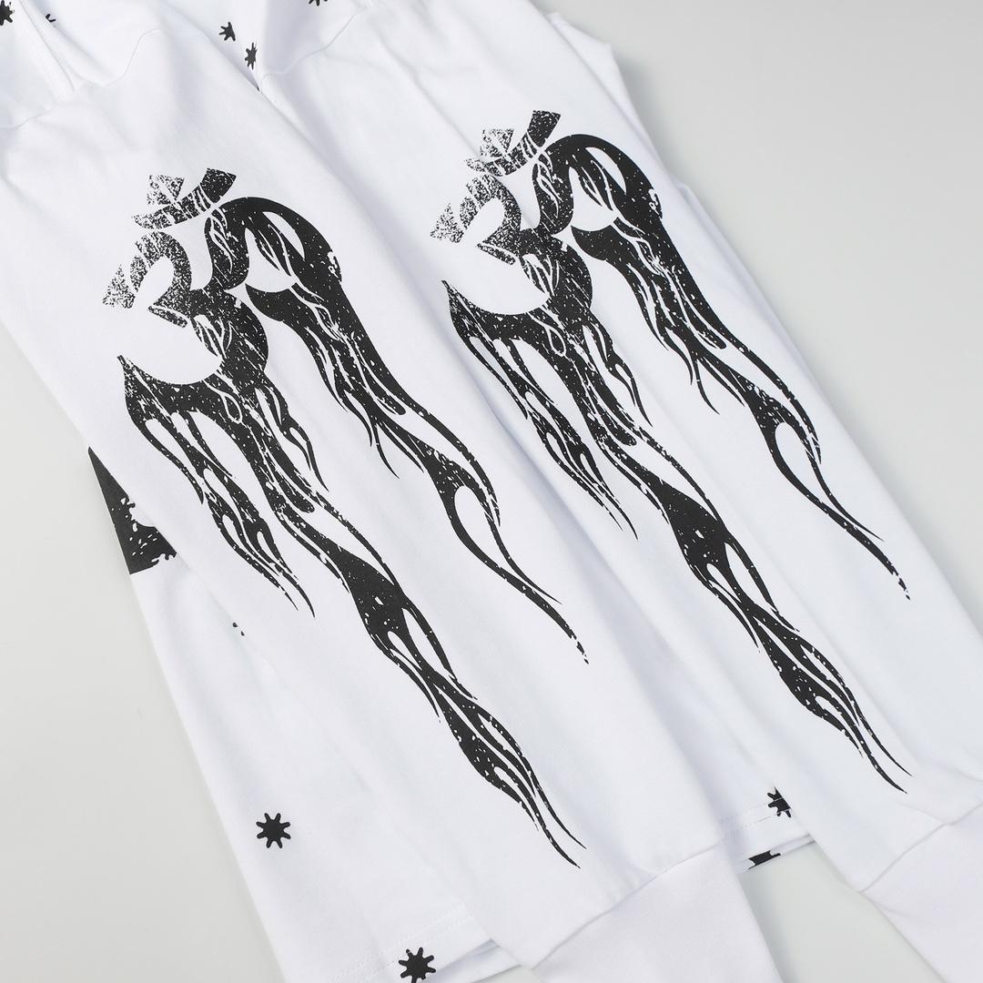 Hellstar Meteor Flame Limited Edition Long Sleeve T-Shirt - FashionPlug