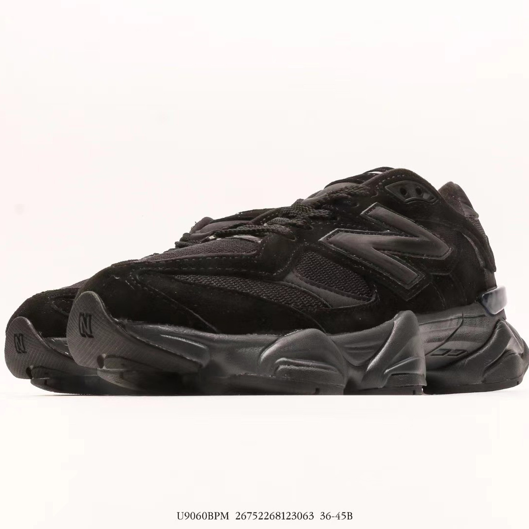 New Balance NB 9060  “Triple Black”  Sneakers      U9060BPM - FashionPlug