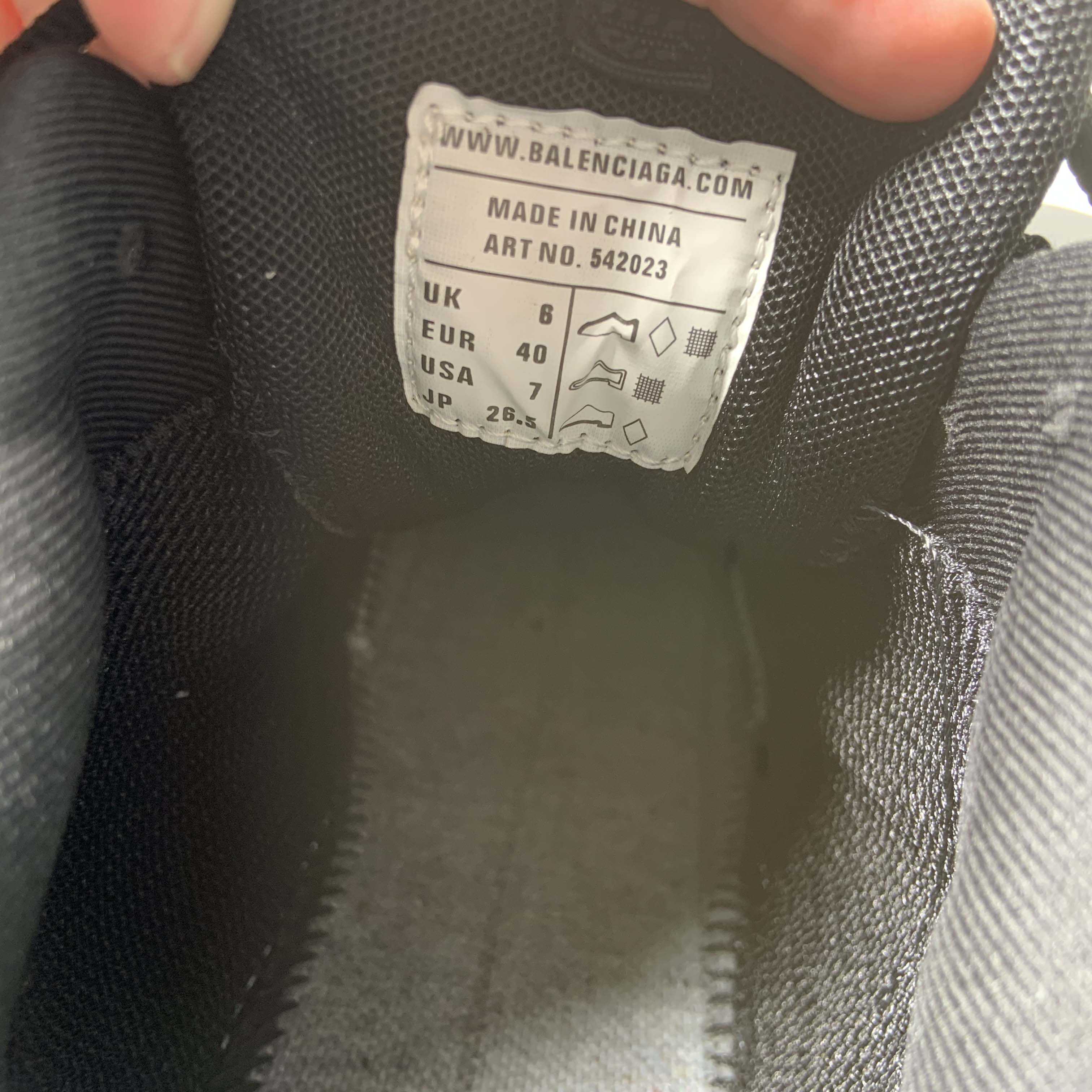 Balenciaga Track Signature Sneaker in black - FashionPlug