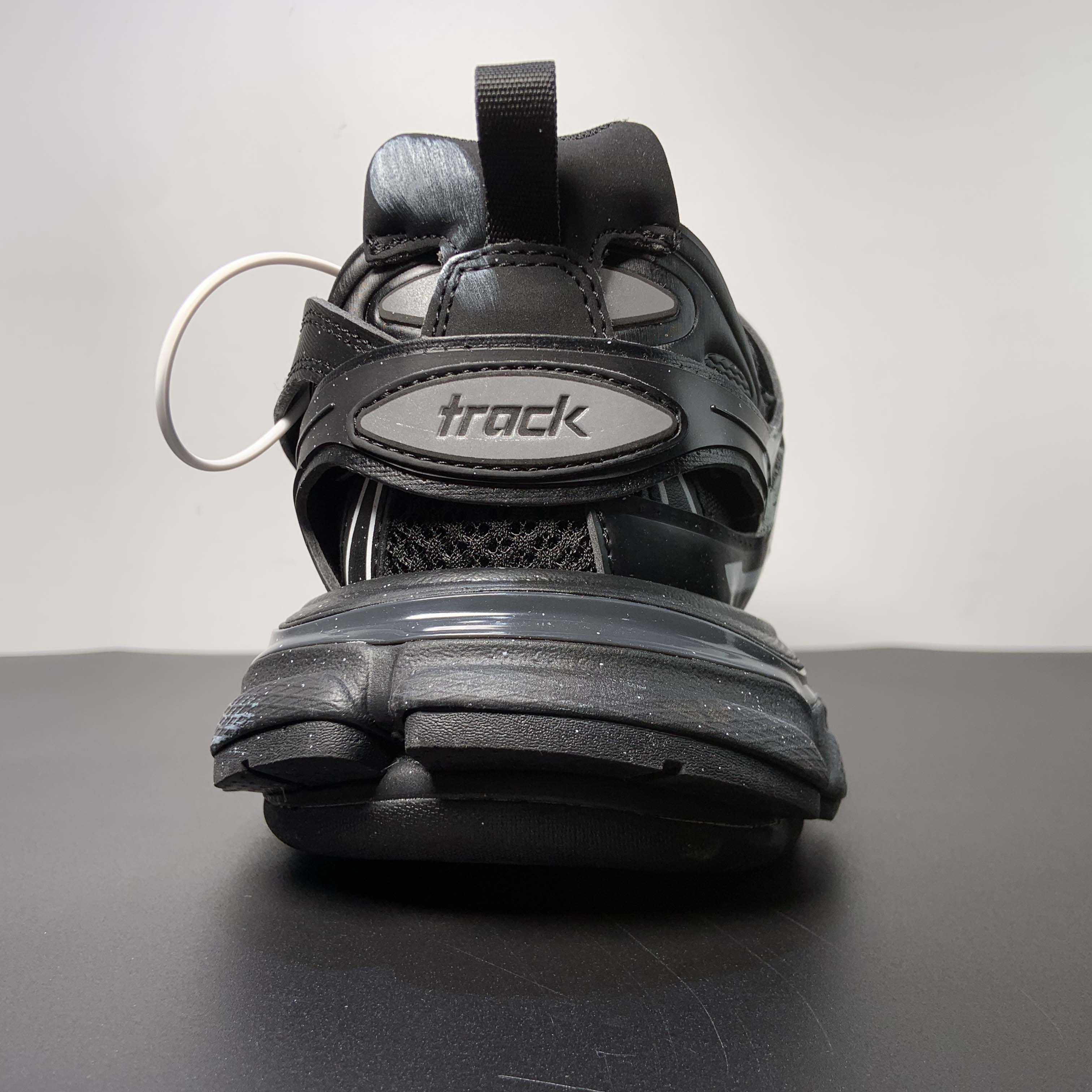 Balenciaga Track Signature Sneaker in black - FashionPlug