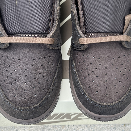Travis Scott x Jordan Air Jordan 1 Low OG “Velvet Brown” Sneaker     DM7866-202 - FashionPlug