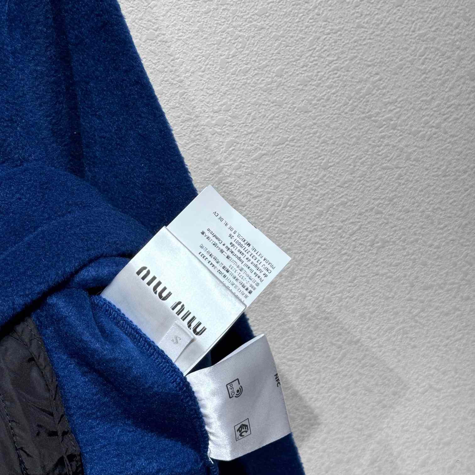 Miu Miu Logo-embroidered Fleece Sweatshirt - FashionPlug