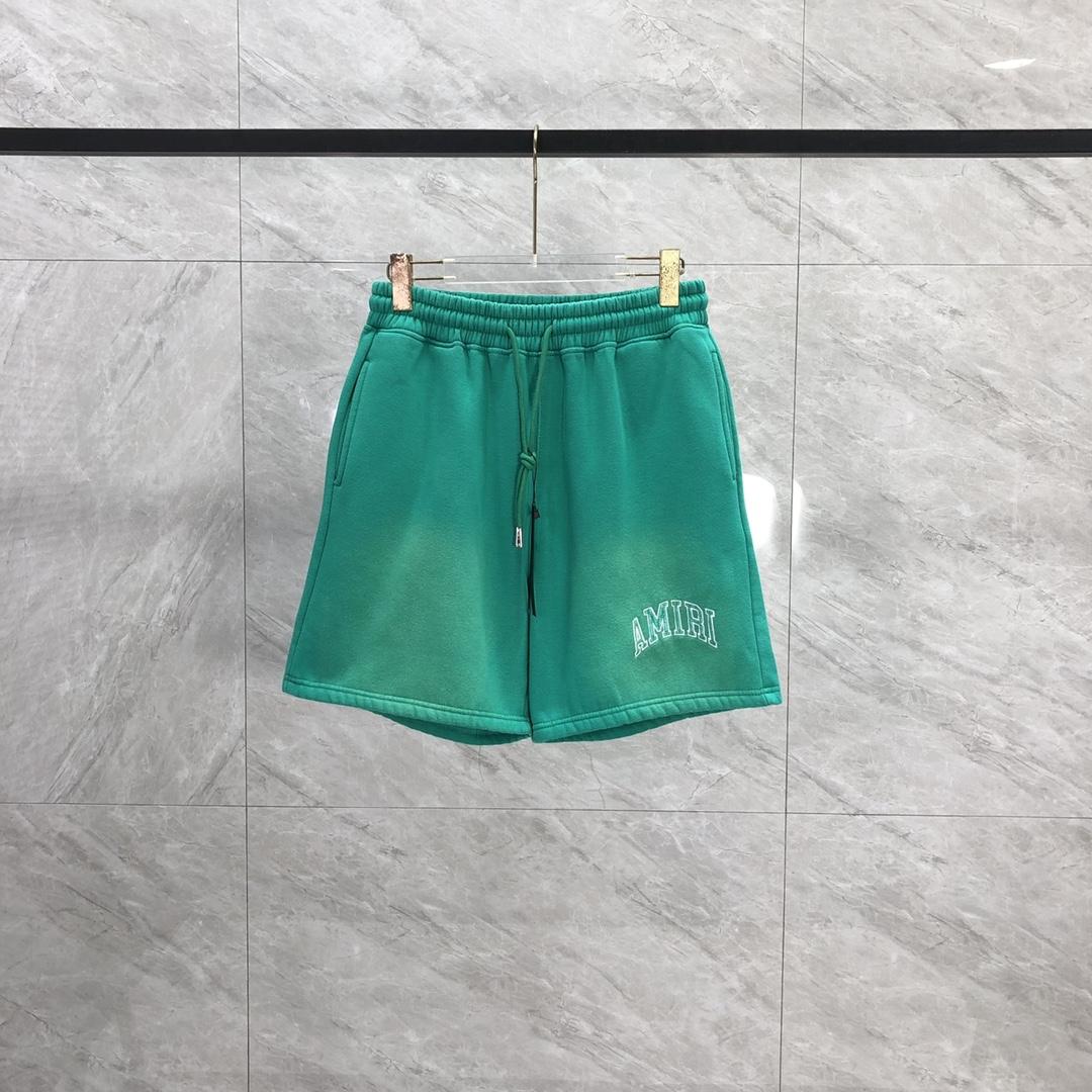 Amiri Logo-print Drawstring-waistband Shorts - FashionPlug