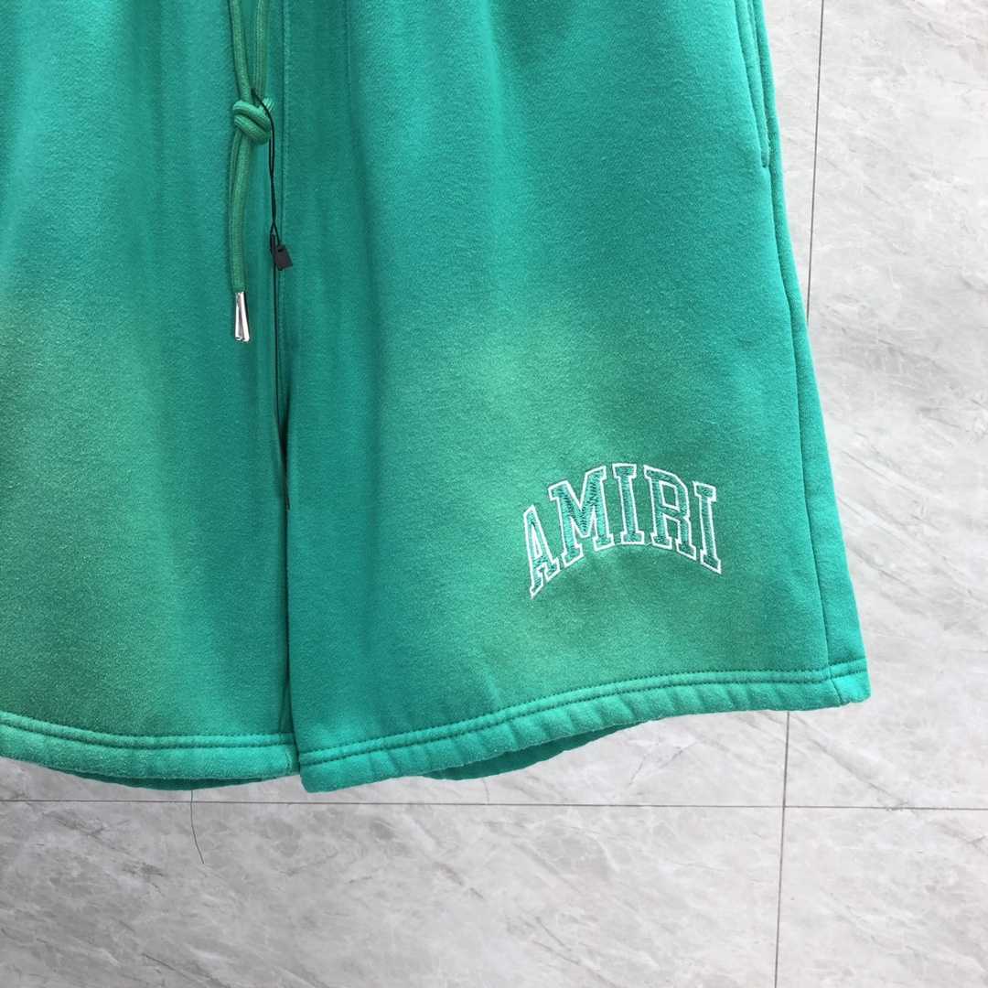 Amiri Logo-print Drawstring-waistband Shorts - FashionPlug