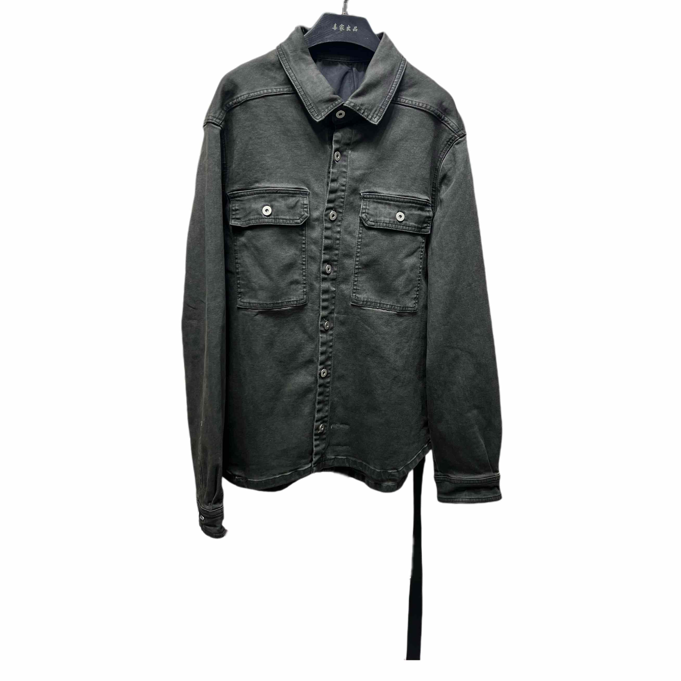 Rick Owens DRKSHDW Garment-dyed Shirt Jacket - FashionPlug