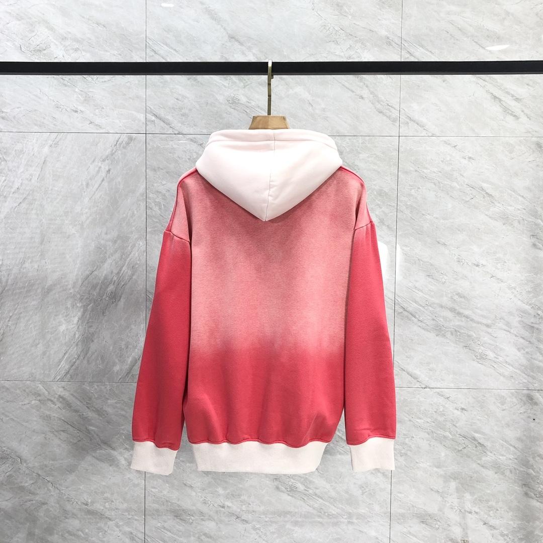 Amiri  Red 'Amiri' Vintage Oversized Hoodie - FashionPlug
