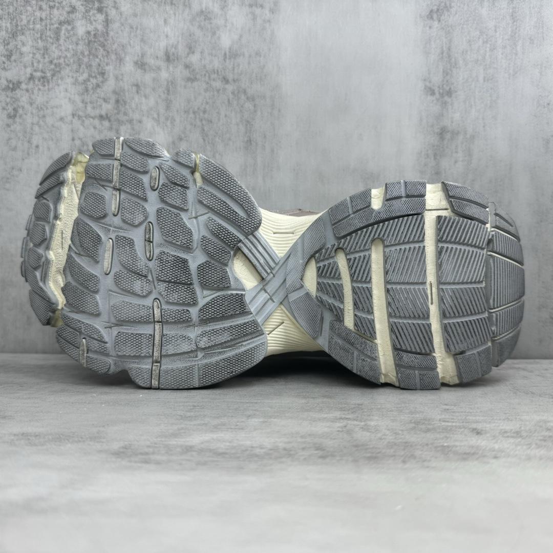 Balenciaga Stapler Sneaker In Beige/grey  - FashionPlug