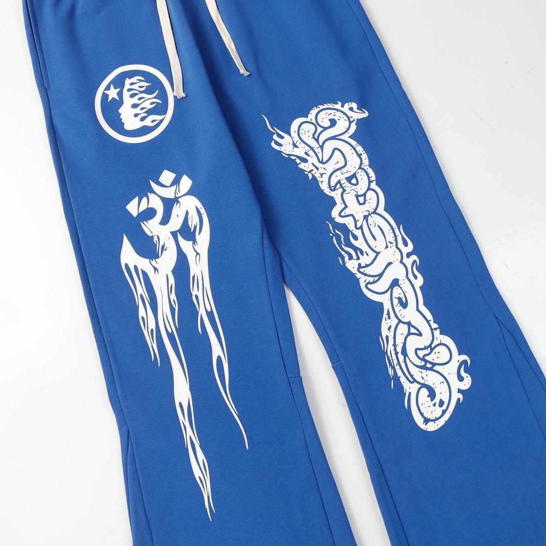 Hellstar Capsule 4 Blue Sweatpants - FashionPlug