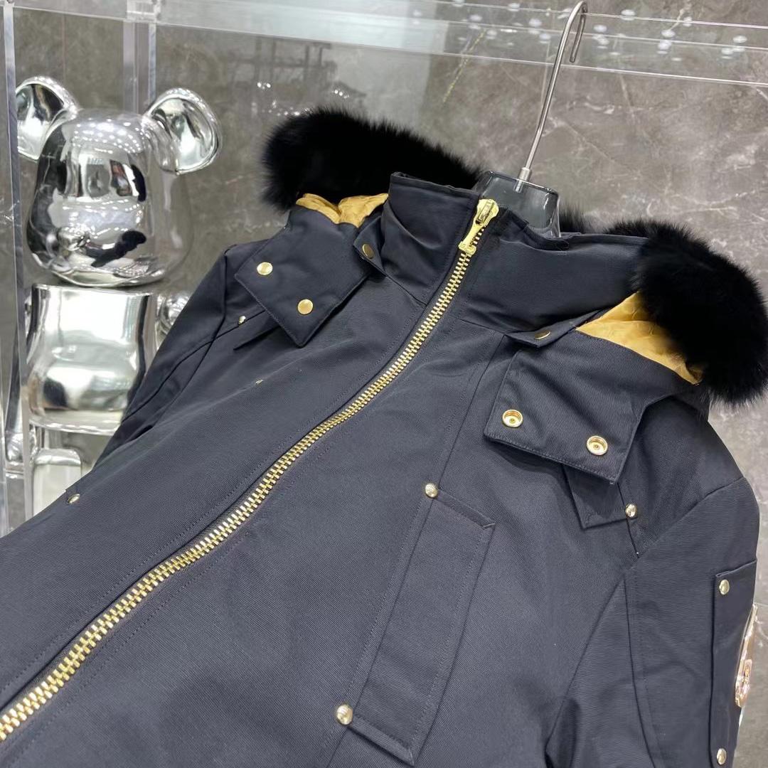 Moose Knuckles Gold Series Little Rapids Bomber Jacket - FashionPlug