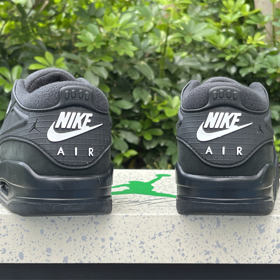 Air Jordan 4 RM “Black Cat” Sneakers     FQ7939-004 - FashionPlug