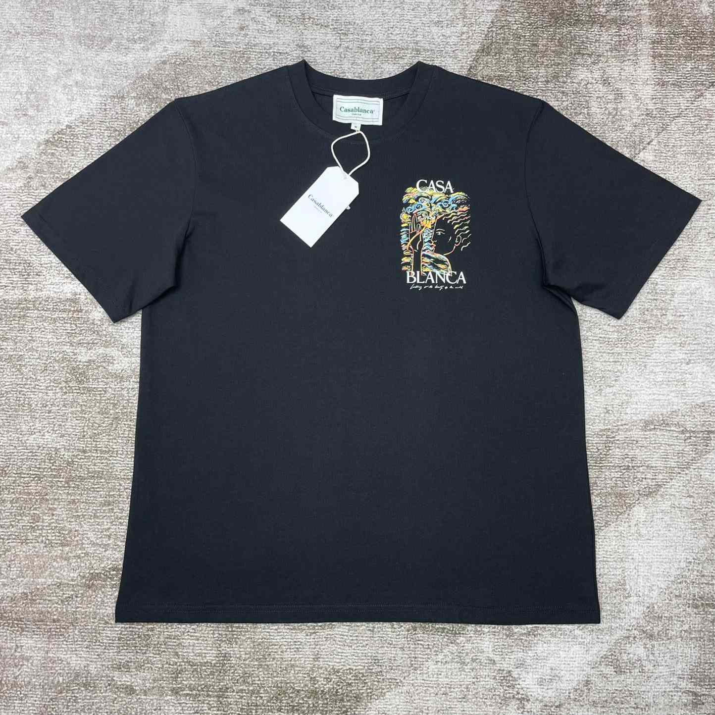 Casablanca Mushroom Goddess T-Shirt    C919 - FashionPlug
