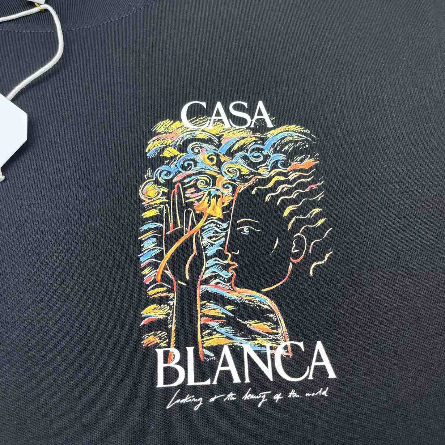 Casablanca Mushroom Goddess T-Shirt    C919 - FashionPlug
