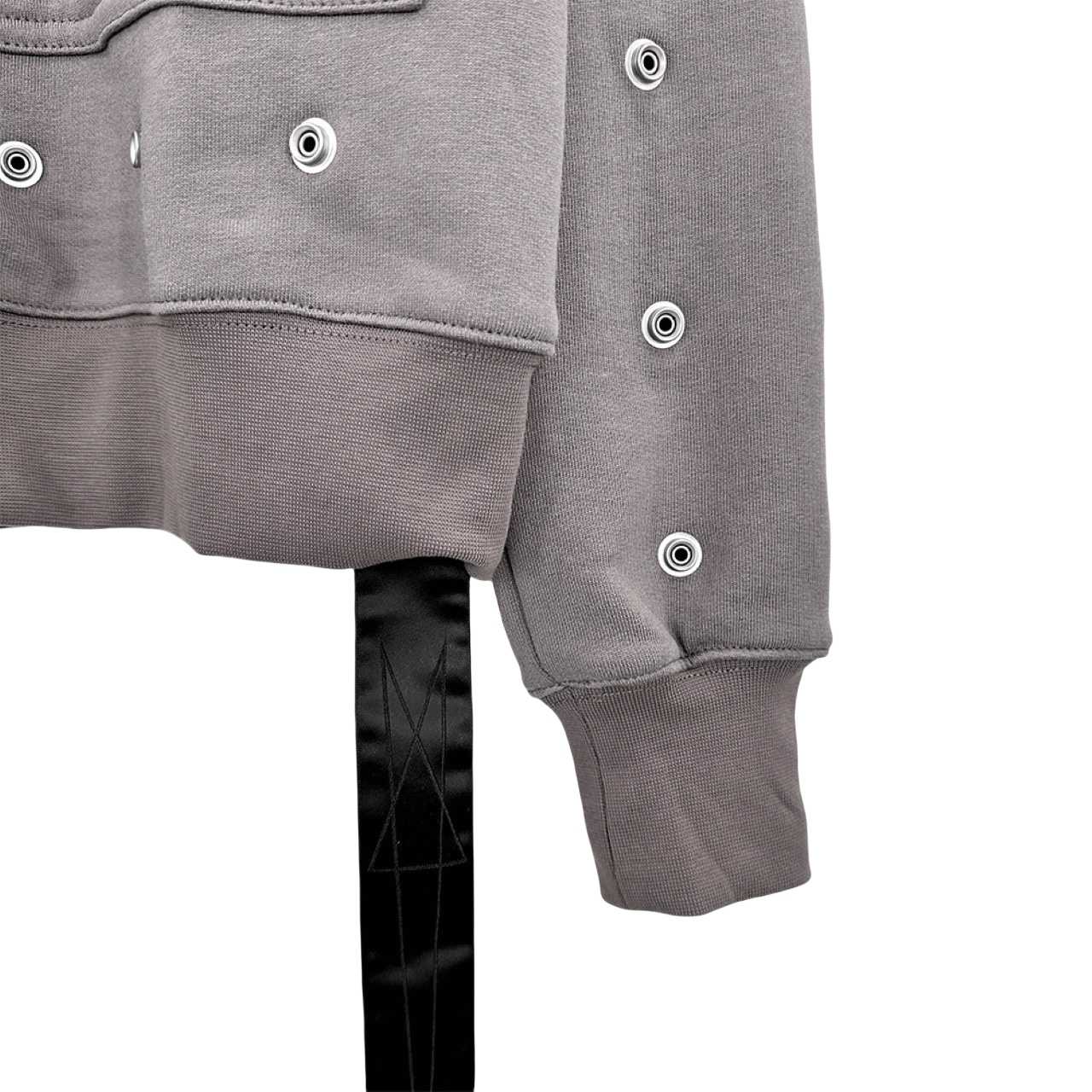 Rick Owens DRKSHDW Stud-detailing Zipped Hoodie - FashionPlug
