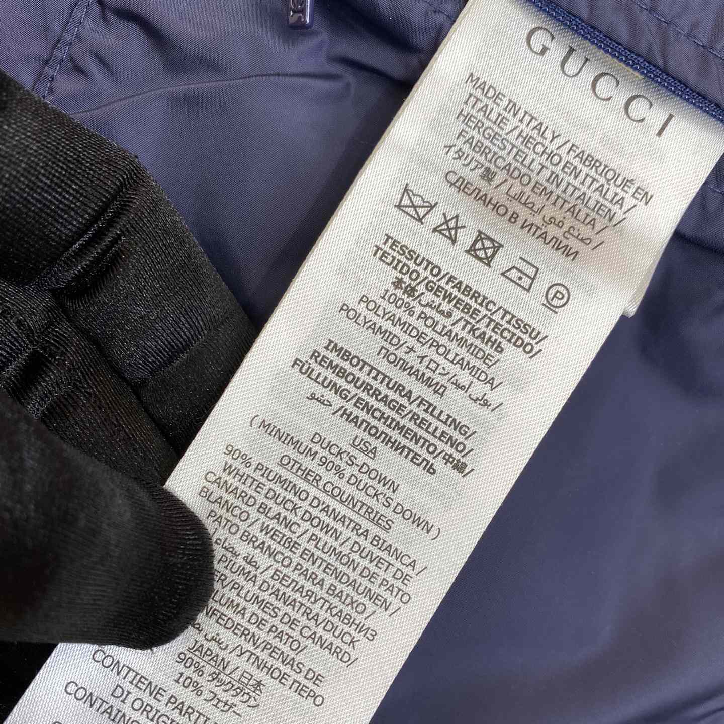 Gucci Jumbo GG Canvas Down Vest - FashionPlug