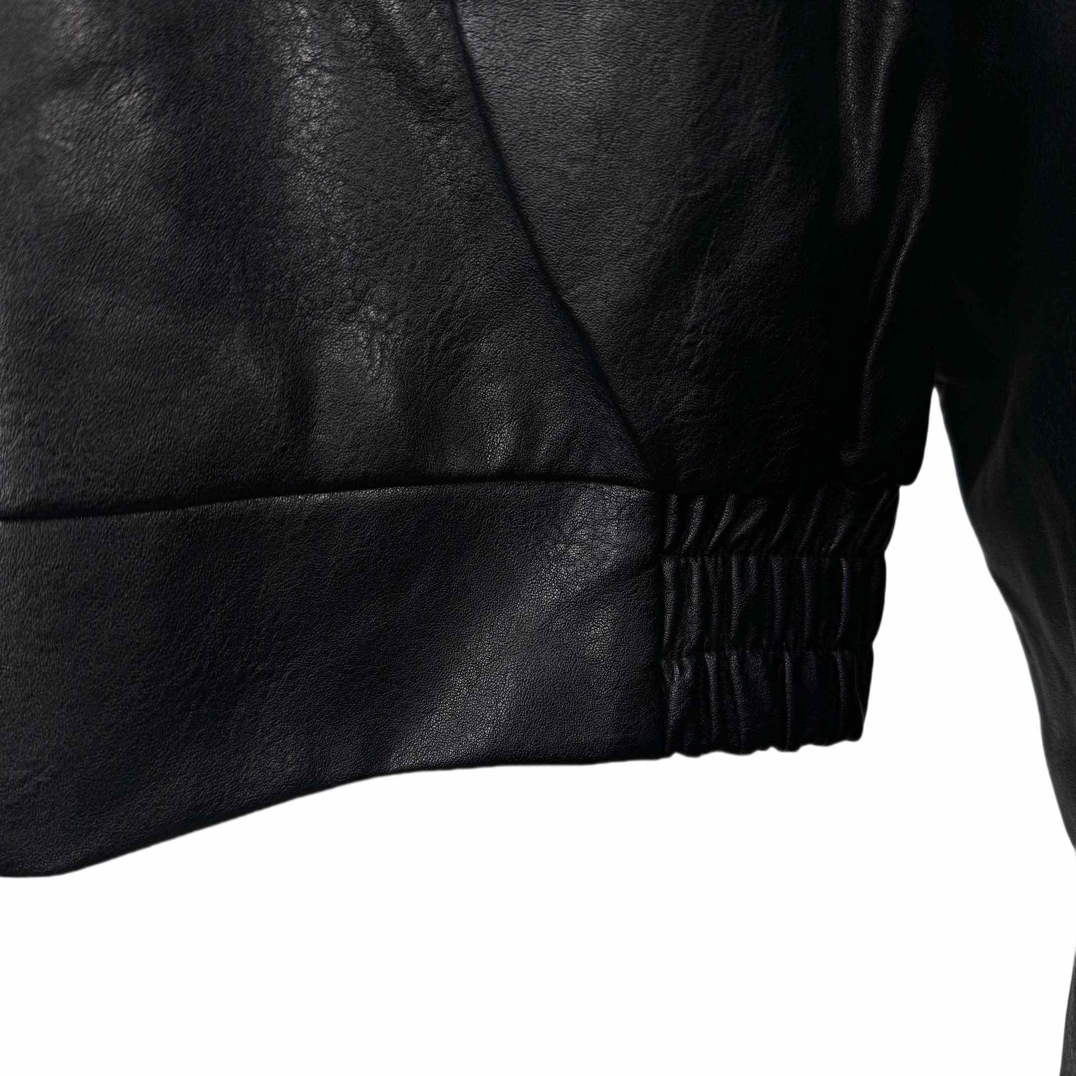 Enfants Riches Deprimes Opium Embroidered Leather Jacket - FashionPlug