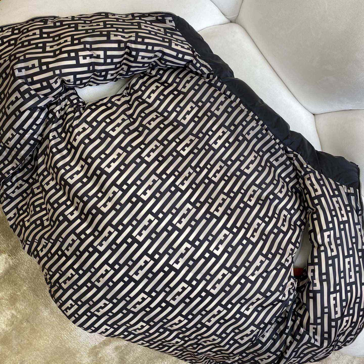 Fendi FF Stripe Reversible Padded Gilet - FashionPlug