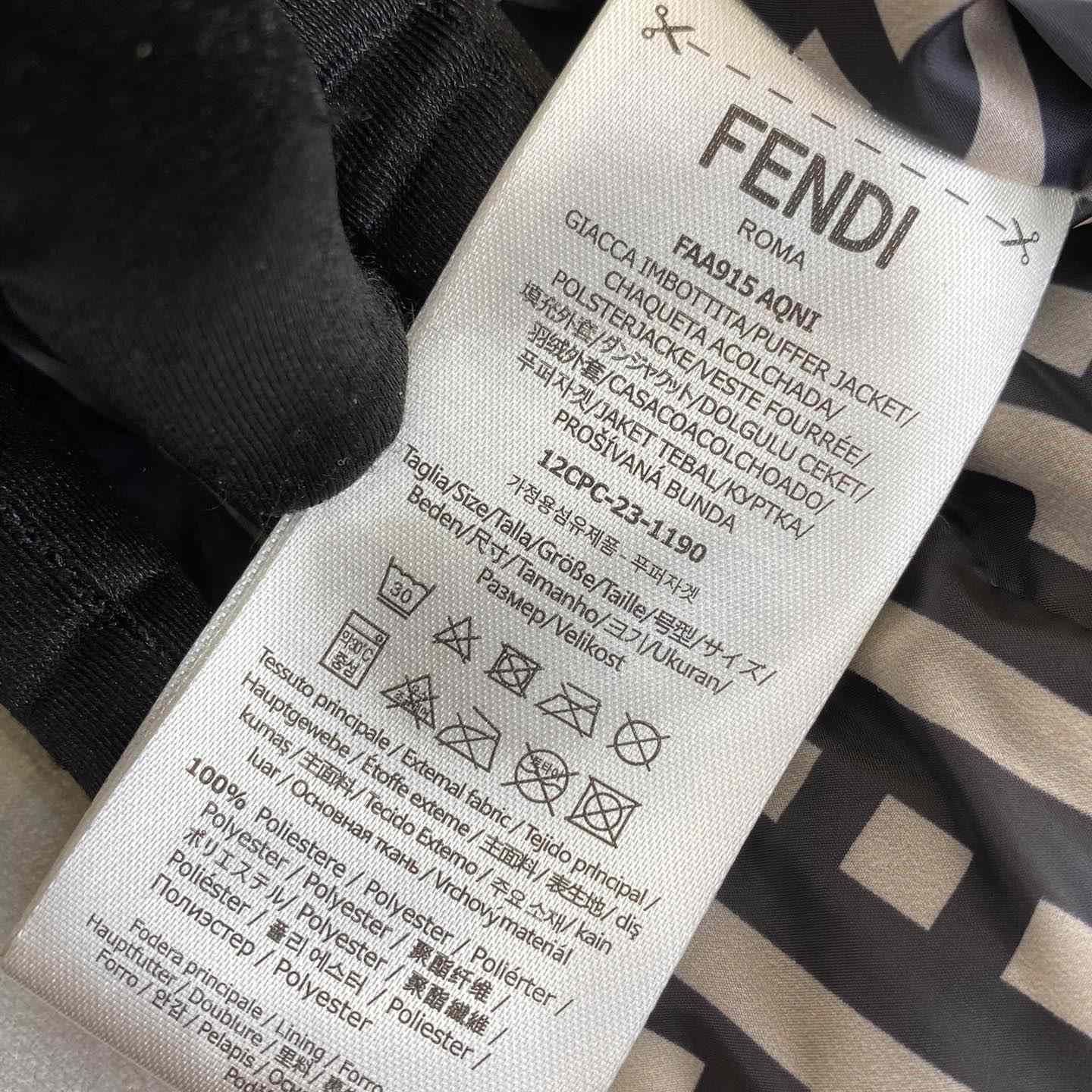 Fendi FF Stripe Reversible Padded Gilet - FashionPlug