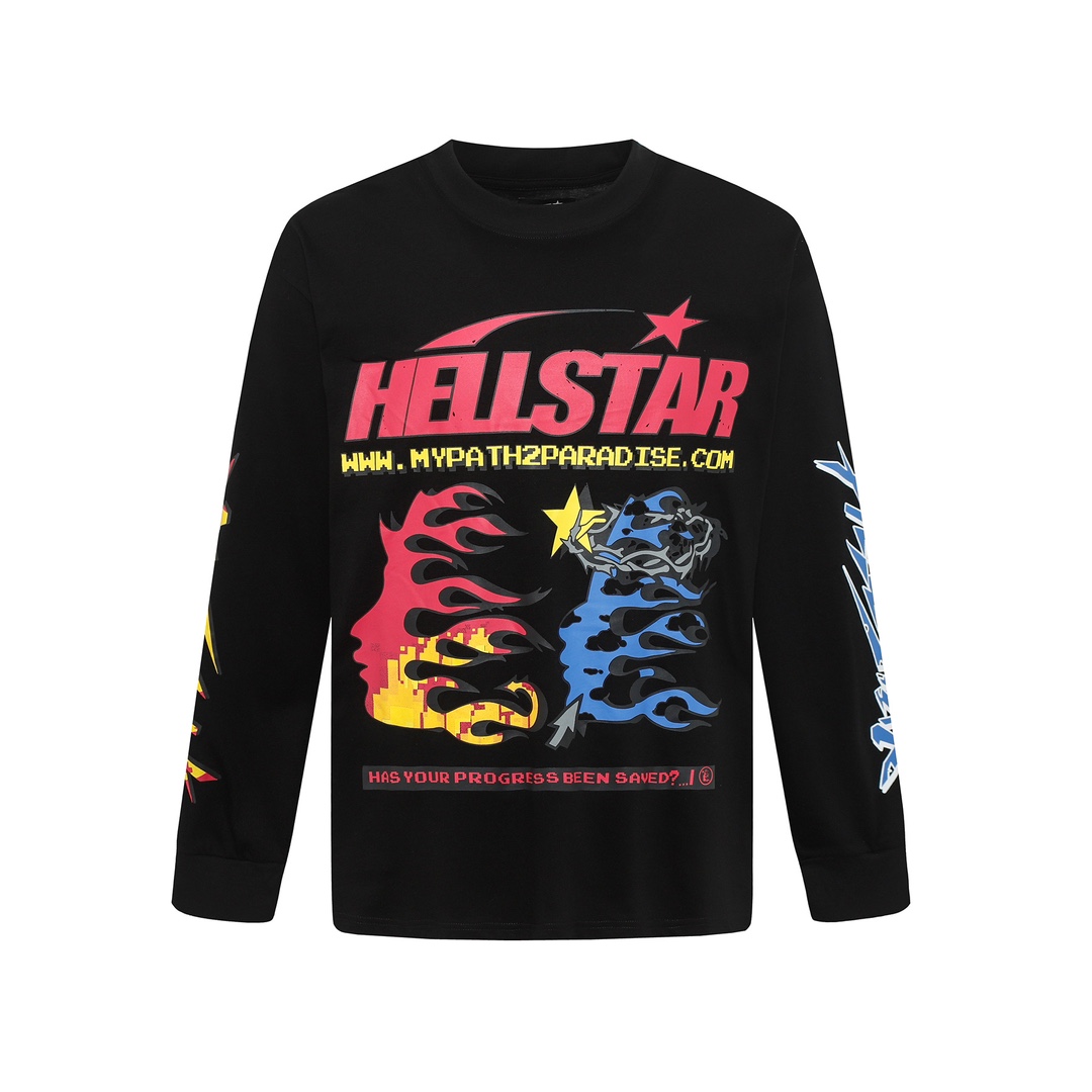 Hellstar Pixel Long Sleeve T-Shirt - FashionPlug