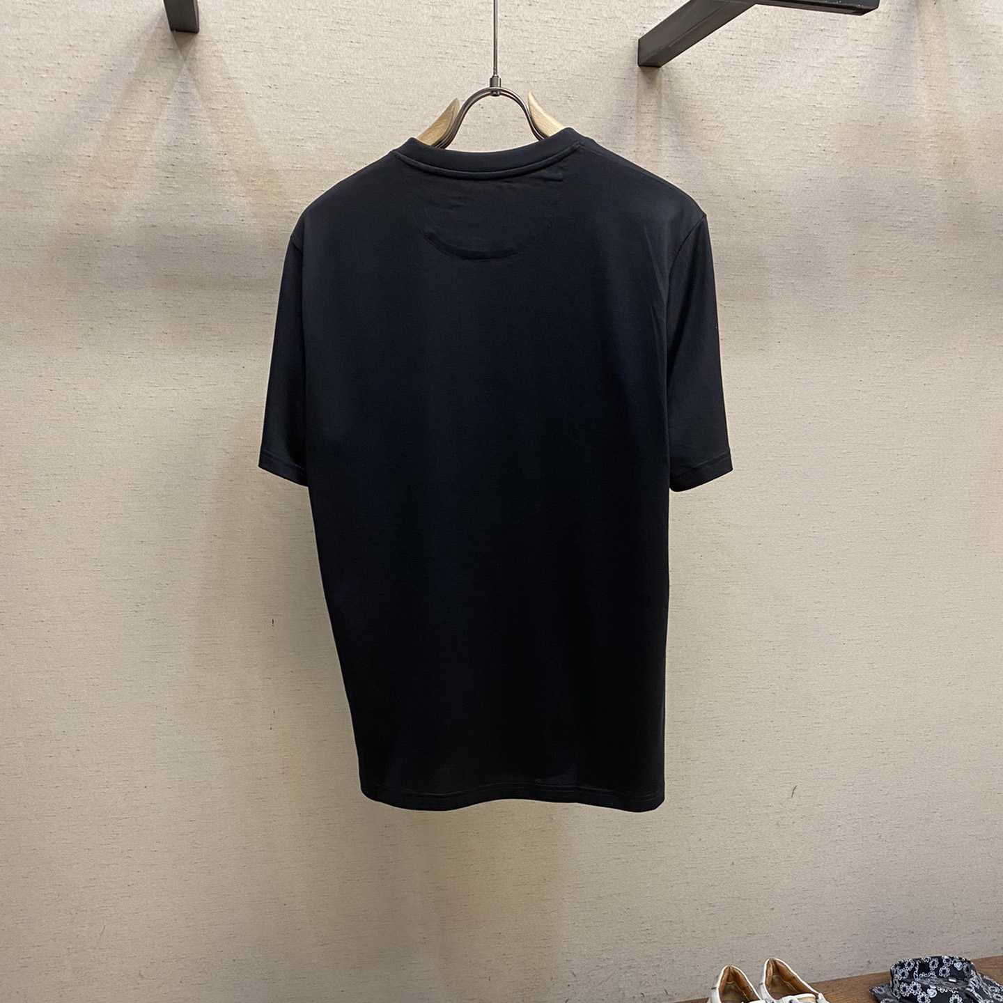  Valenti Cotton T-shirt with VLogo Signature Patch - FashionPlug