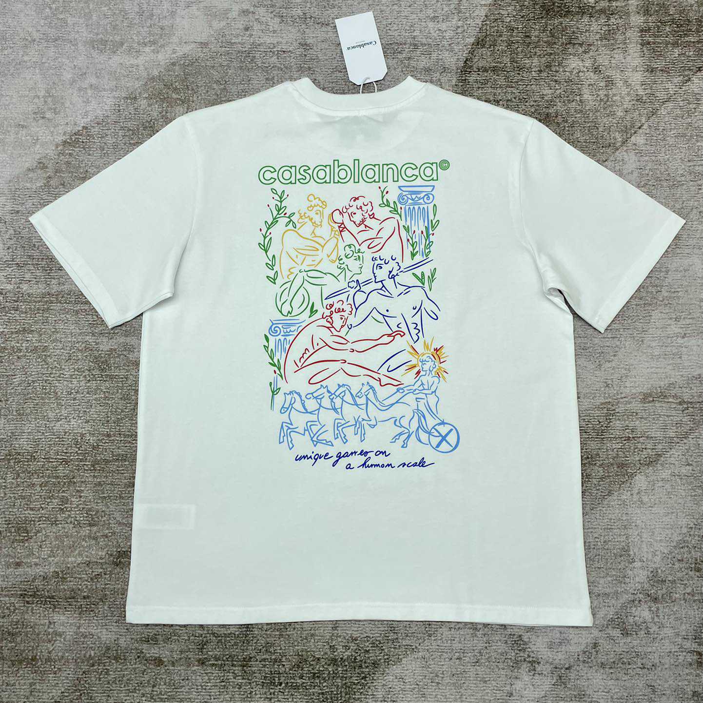 Casablanca Pentathlon T-Shirt   C902 - FashionPlug