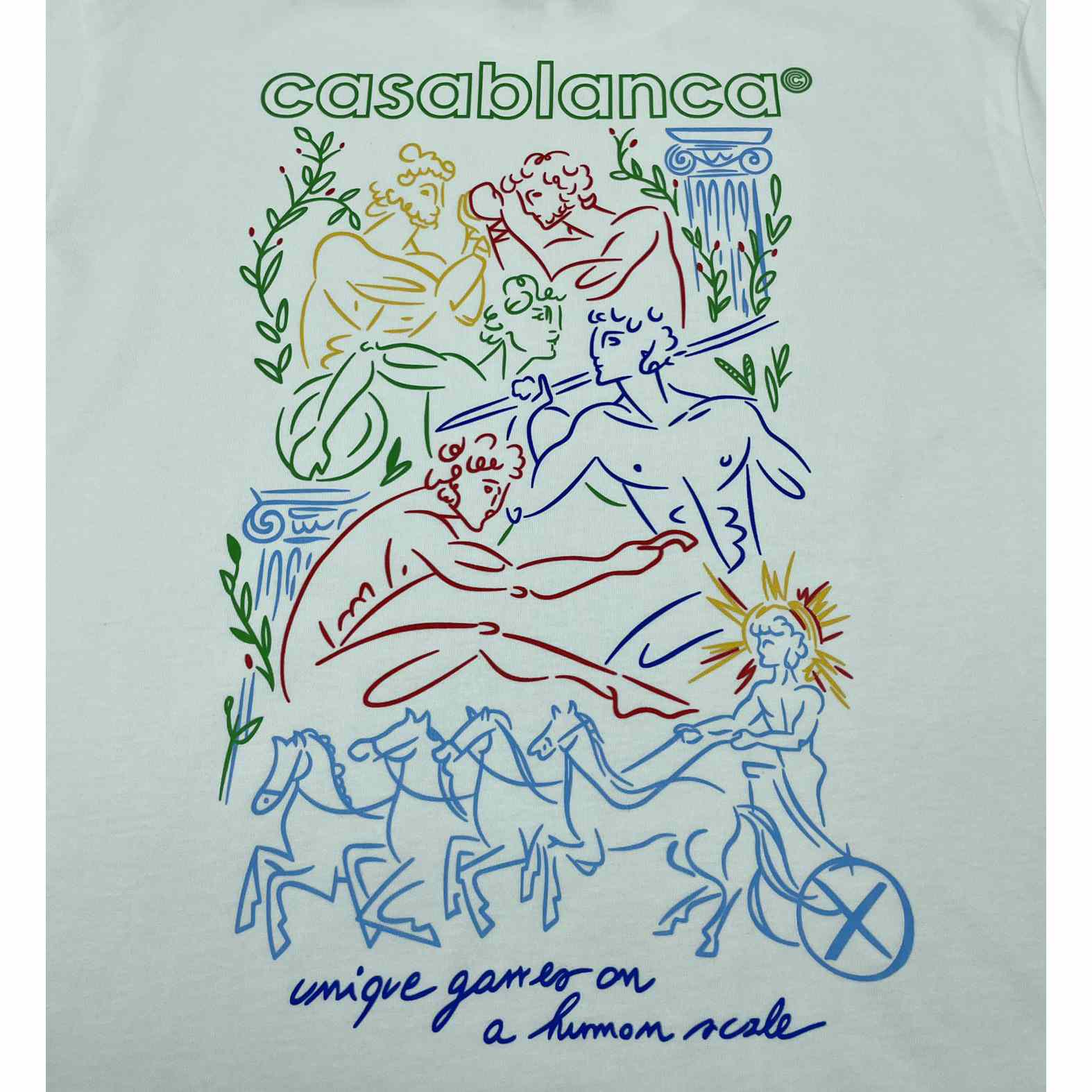 Casablanca Pentathlon T-Shirt   C902 - FashionPlug