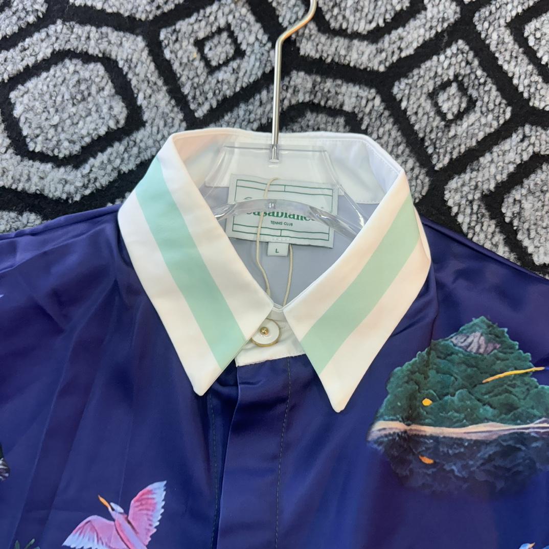 Casablanca Silk-Twill Shirt - FashionPlug