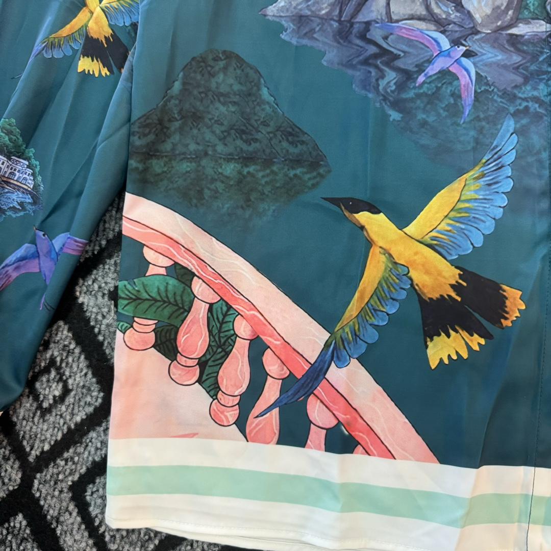 Casablanca Silk-Twill Shirt - FashionPlug