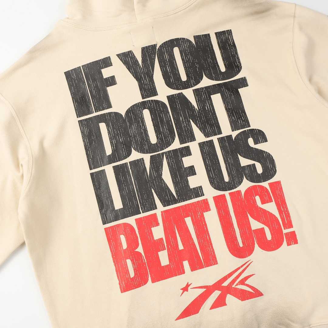 Hellstar If You Dont Like Us Beat Us Hoodie - FashionPlug