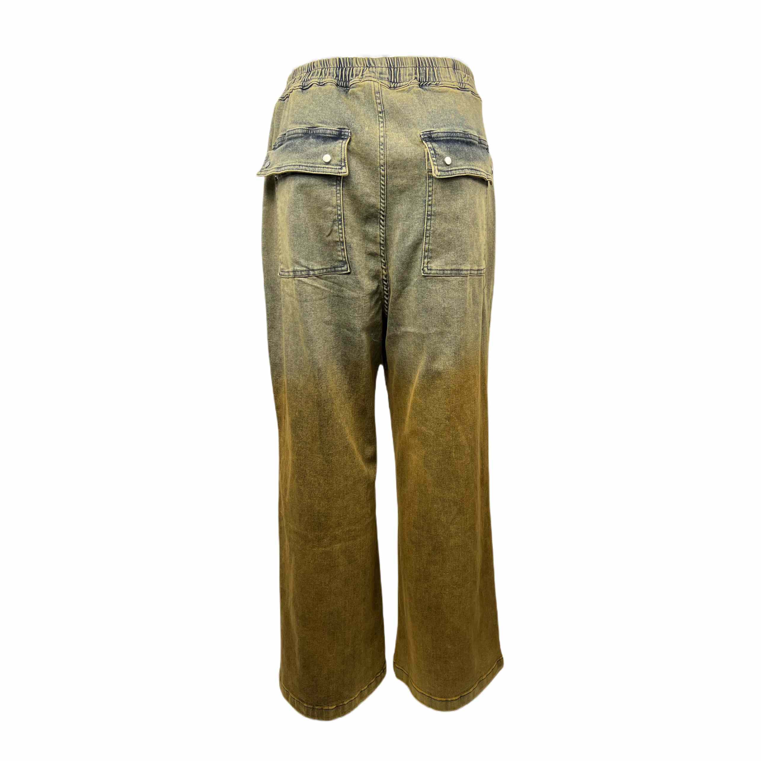 Rick Owens DRKSHDW Geth Belas Wide-leg Jeans - FashionPlug