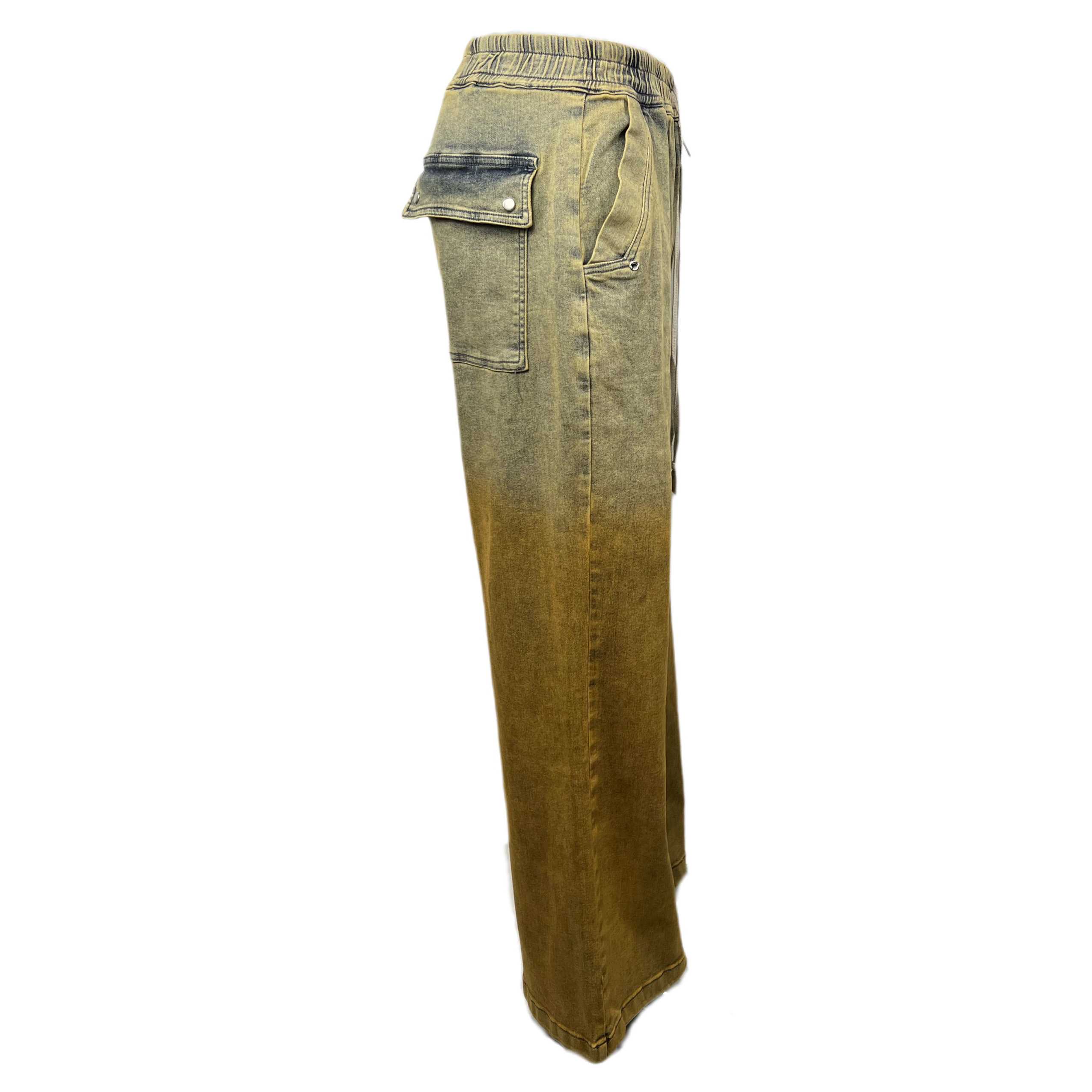 Rick Owens DRKSHDW Geth Belas Wide-leg Jeans - FashionPlug