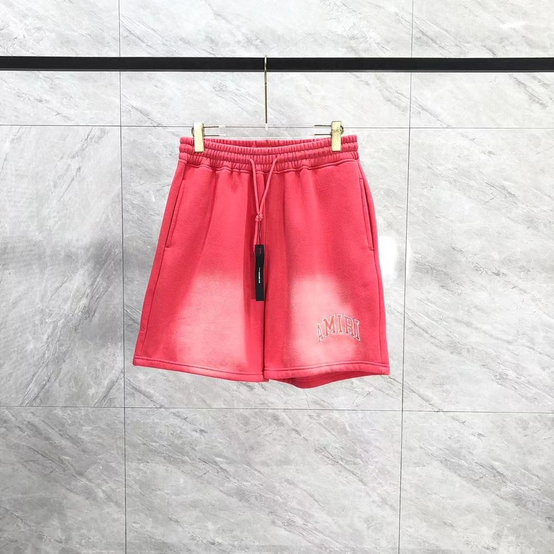 Amiri Logo-print Drawstring-waistband Shorts - FashionPlug