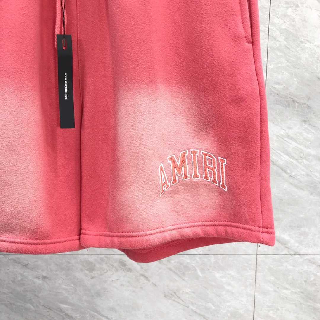 Amiri Logo-print Drawstring-waistband Shorts - FashionPlug