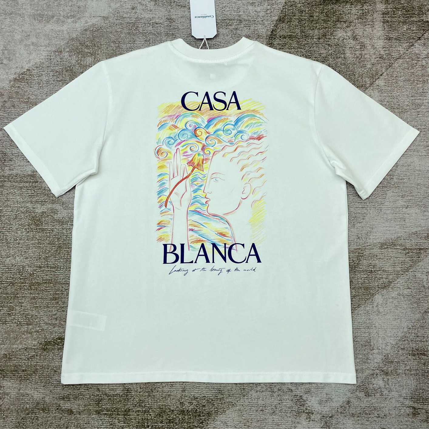 Casablanca Mushroom Goddess T-shirt   C908 - FashionPlug