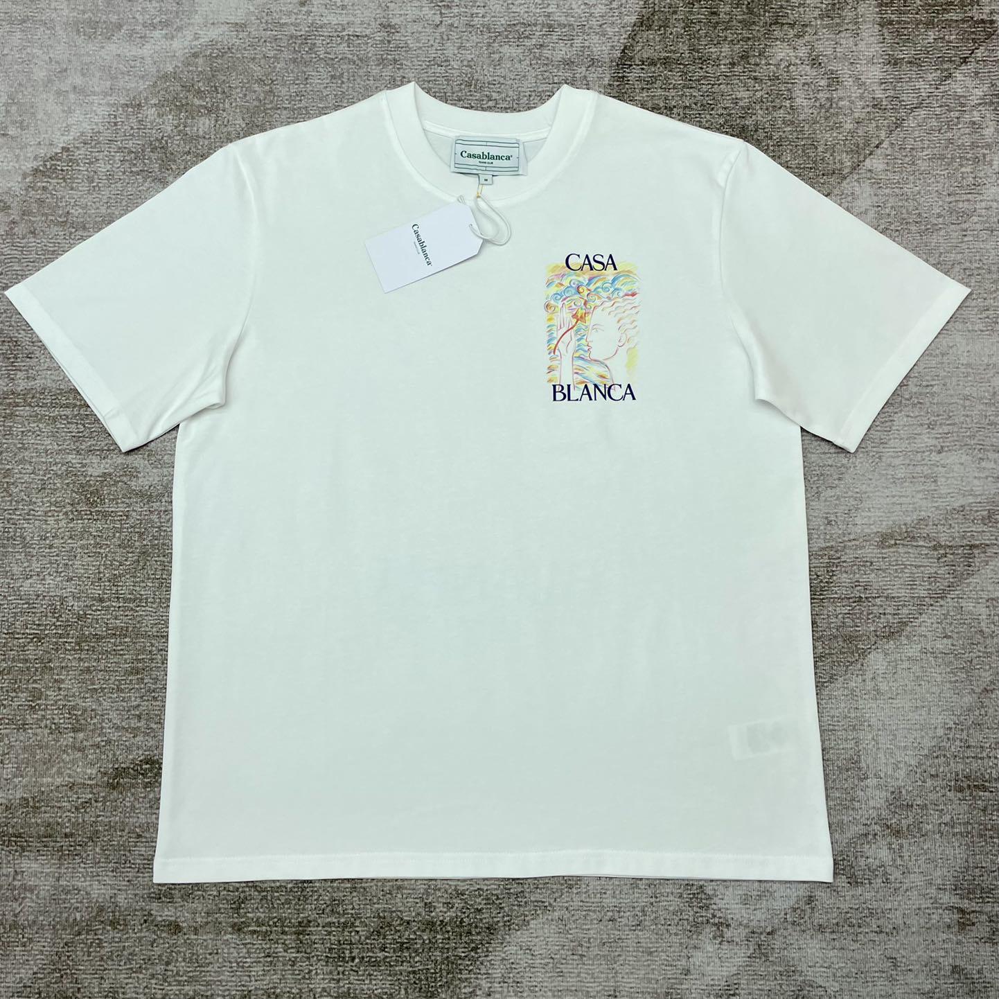 Casablanca Mushroom Goddess T-shirt   C908 - FashionPlug
