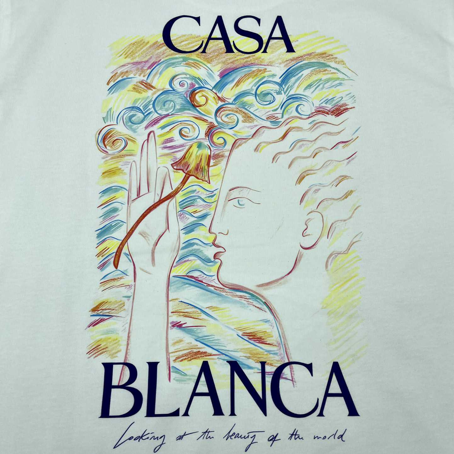 Casablanca Mushroom Goddess T-shirt   C908 - FashionPlug