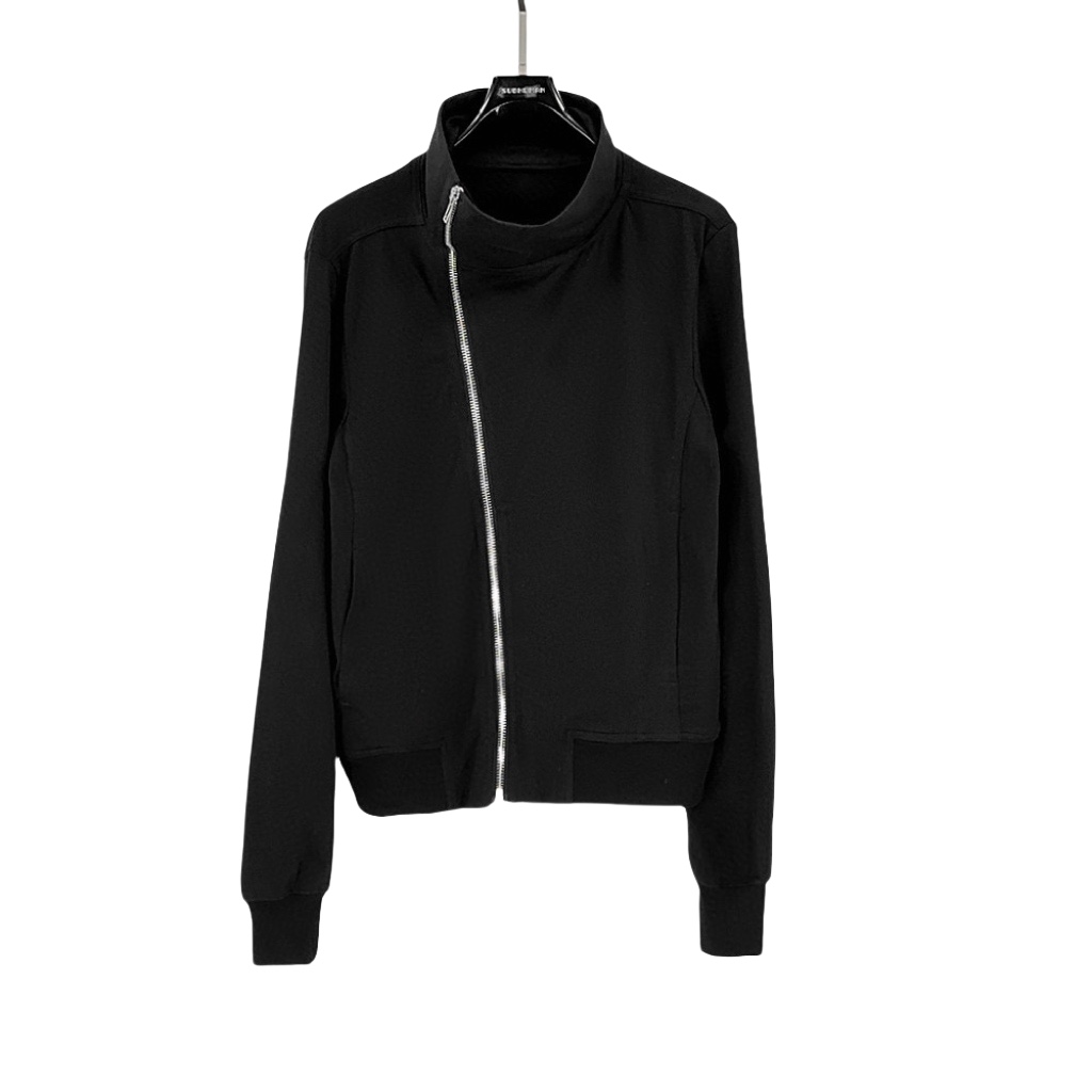 Rick Owens Off-centre Zip-up Jacket - FashionPlug