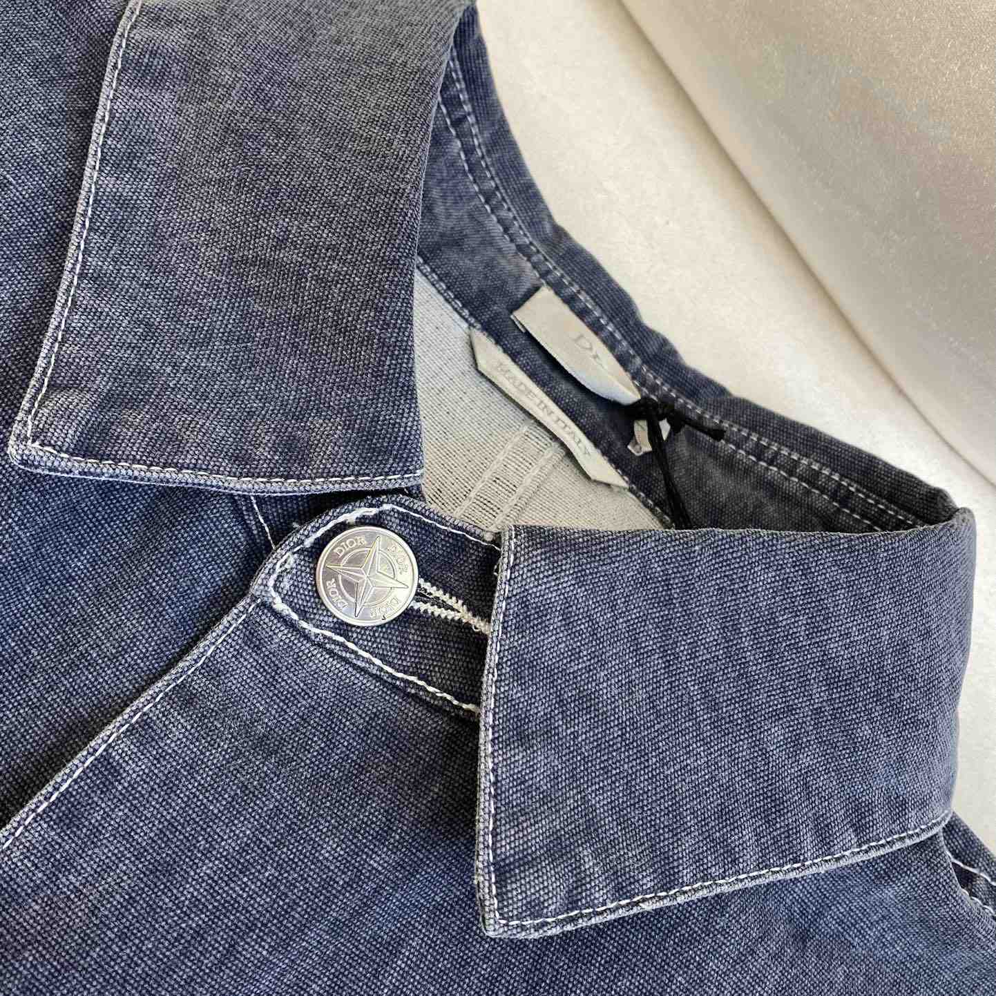 Dior x Stone Island Cotton Canvas Jacket - FashionPlug