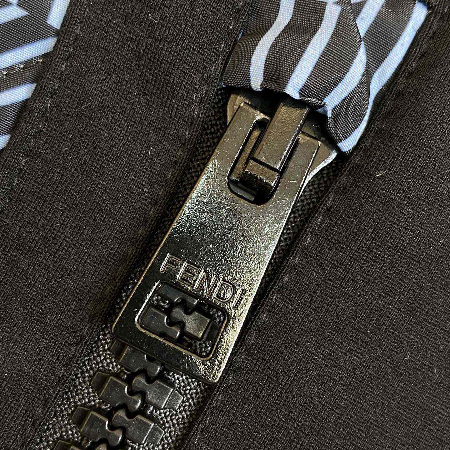 Fendi Shadow-print Panelled Down Jacket - FashionPlug