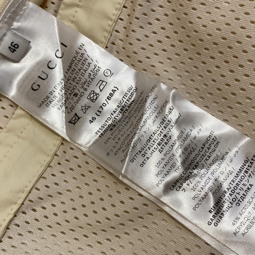 Gucci Cotton Nylon Jacket With Patch - FashionPlug