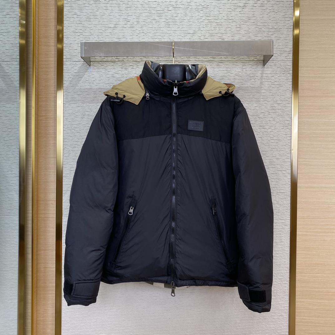 Burberry Reversible Check Puffer Jacket - FashionPlug