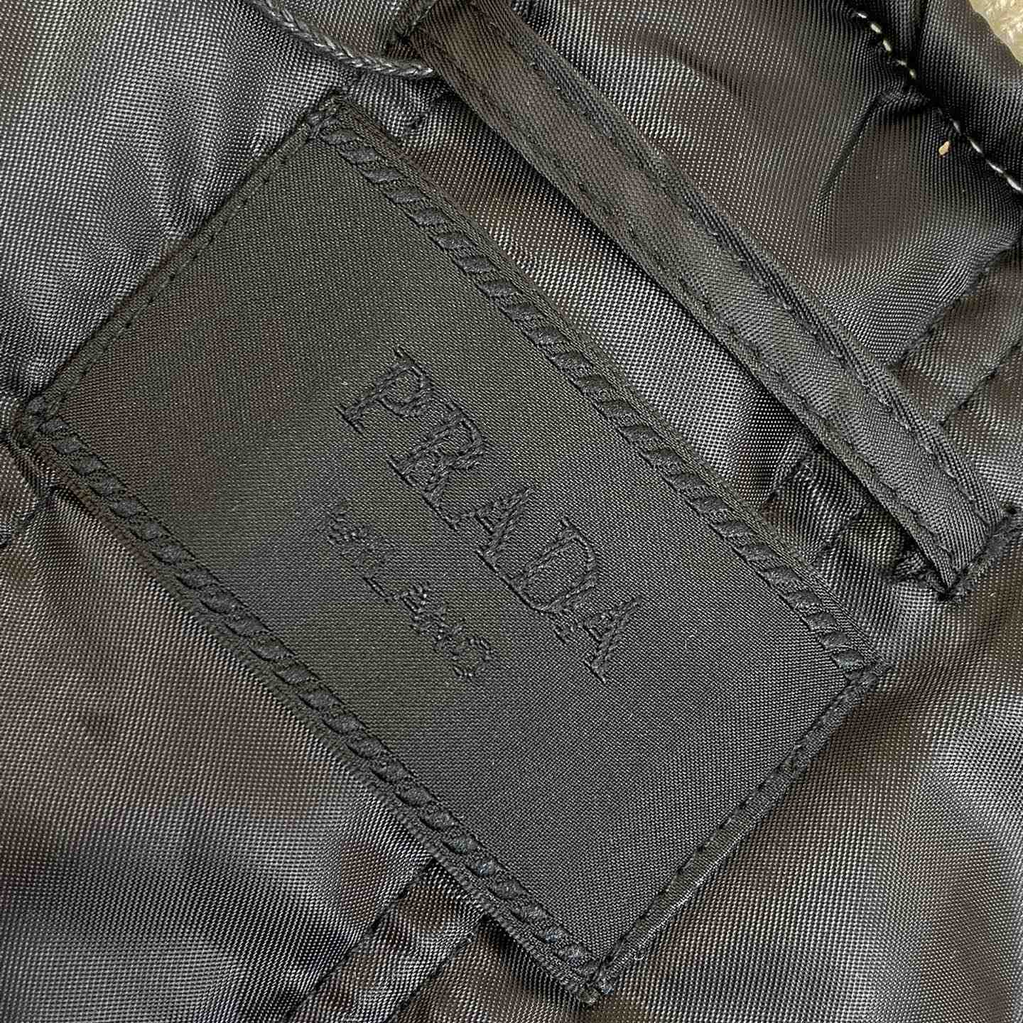 Prada Kid Mohair Bomber Jacket With Patches - FashionPlug