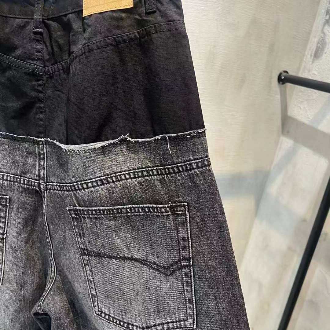 Balenciaga Large Denim Jeans - FashionPlug