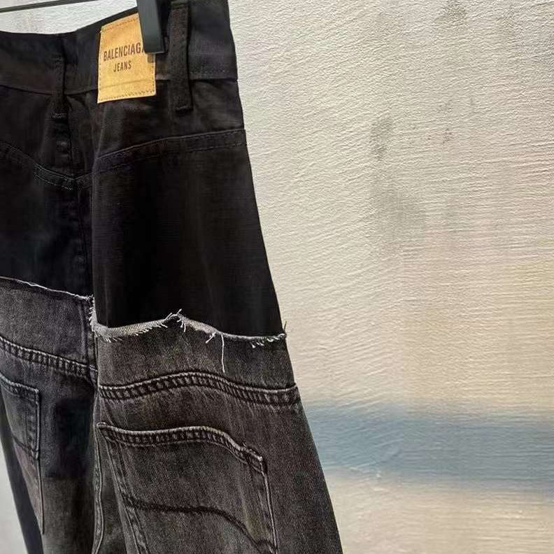 Balenciaga Large Denim Jeans - FashionPlug