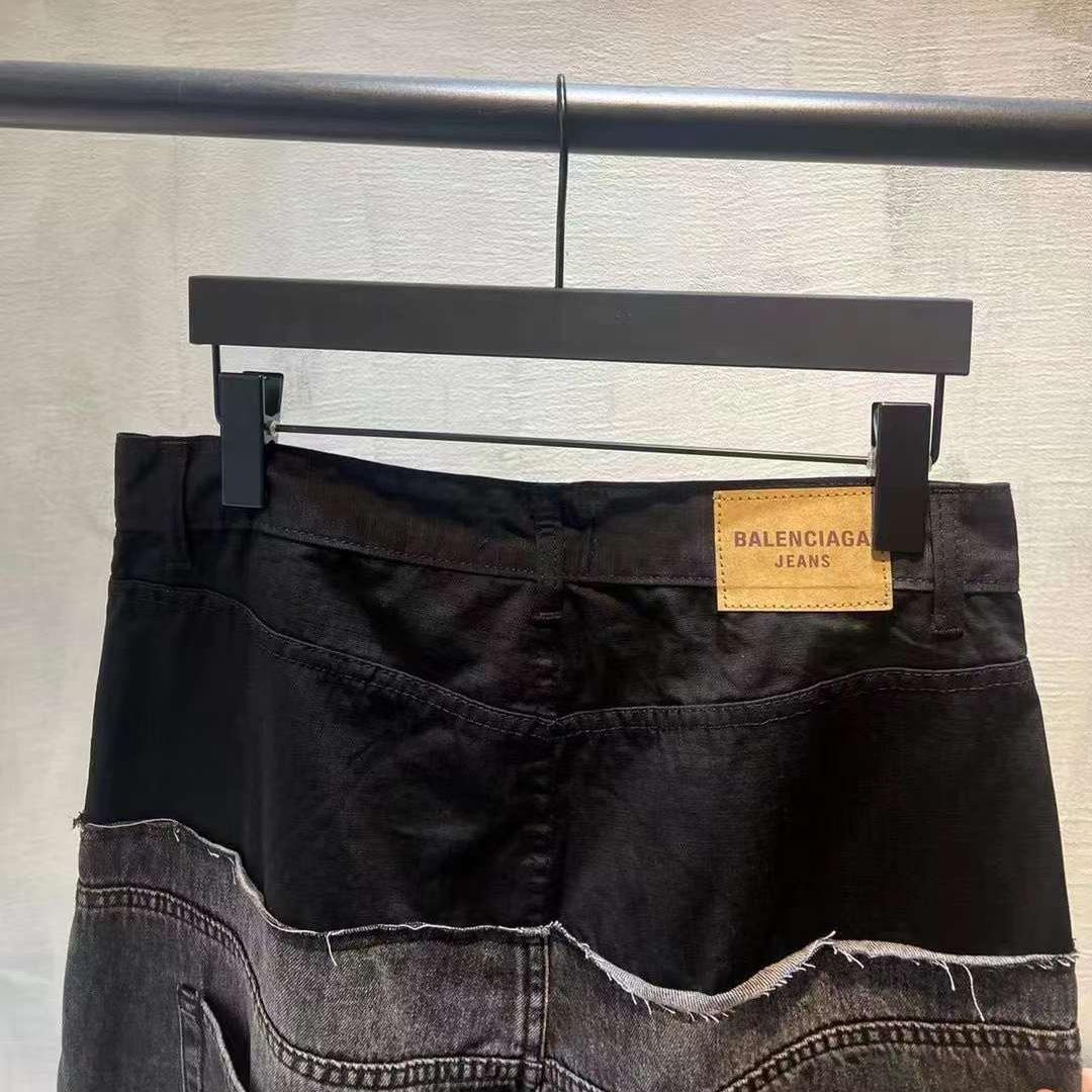 Balenciaga Large Denim Jeans - FashionPlug