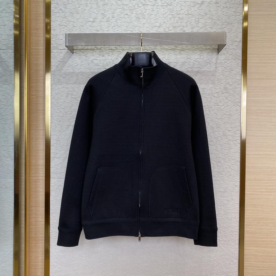 Dior Zip Up Sweatshirt - FashionPlug