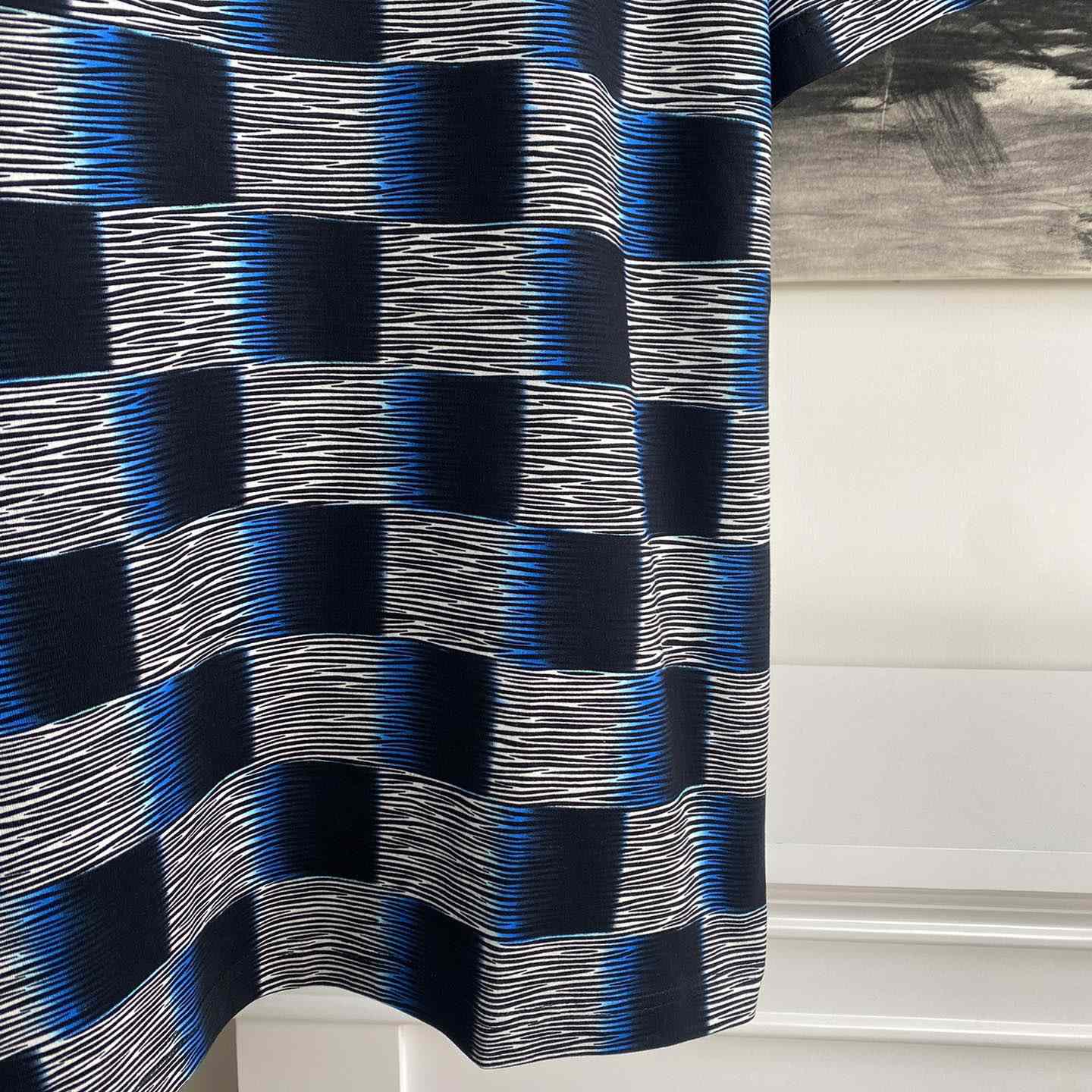 Louis Vuitton Damier Short-Sleeved Cotton T-Shirt   1AFB30 - FashionPlug